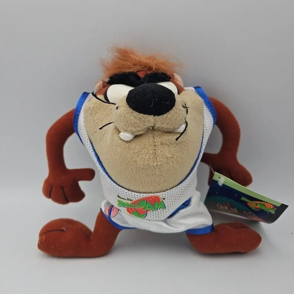 Warner Bros. Space Jam Looney Tunes Taz 1996‎ Mcdonald's Plush Toy Basketball